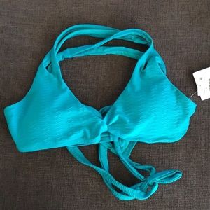 Becca by Rebecca Virtue, Medium Blue Bikini top